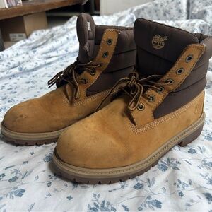 Timberland 6 Inch Quilt Boot— Size 3 (Youth)